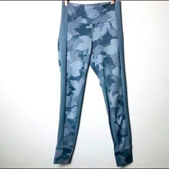 Athleta gray Essex camo hybrid leggings XS BoxF - Picture 3 of 6